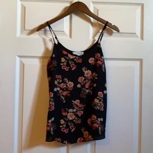 Pink Republic floral tank top blouse size Small